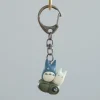 Maison Ghibli Porte-Clés|Porte-Clés Totoro Bleu et Blanc  - Mon Voisin Totoro