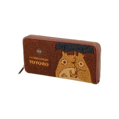 Maison Ghibli Accessoires|Portefeuille Cuir Et Tissu Totoro Parapluie