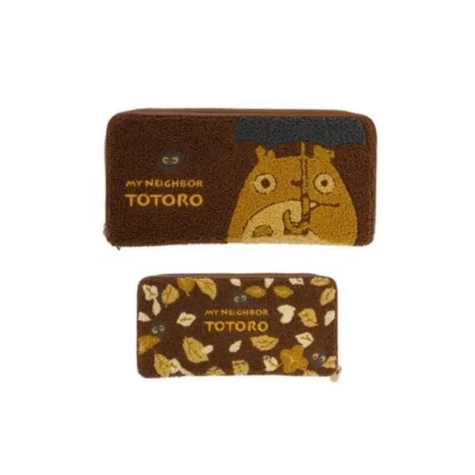 Maison Ghibli Accessoires|Portefeuille Cuir Et Tissu Totoro Parapluie