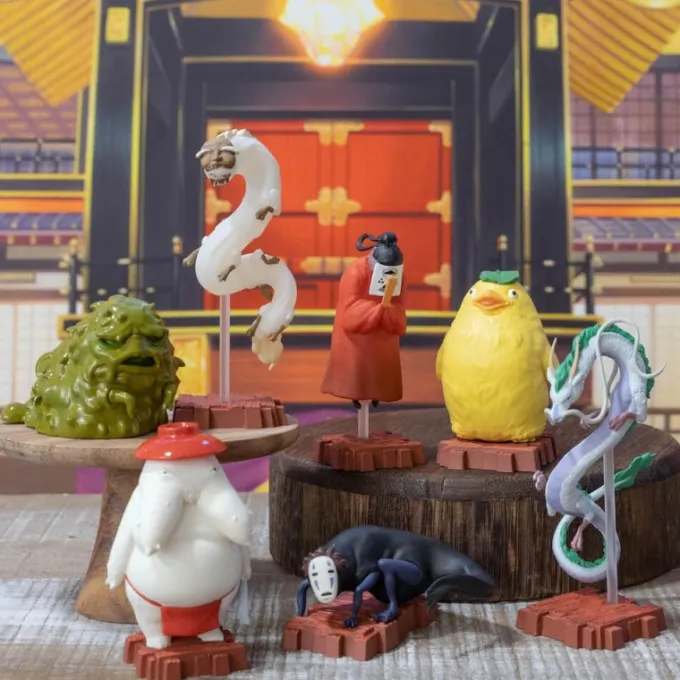 Maison Ghibli Figurines|Pose Coll Assort. de 8 Figurines Dieux Unabara - Le Voyage de Chihiro