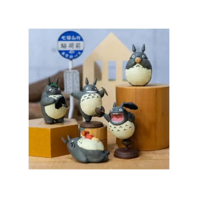 Maison Ghibli Figurines|Pose Collection Assort. de 6 Figurines Totoro 02 – Mon Voisin Totoro