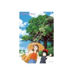 Maison Ghibli Puzzle|Puzzle 500P Kiki et Ursula autostop - Kiki la petite sorcière