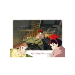 Maison Ghibli Puzzle|Puzzle 500P Kiki et Ursula dans la cabane - Kiki la petite sorcièr