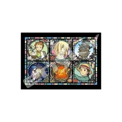 Maison Ghibli Puzzle|Puzzle Vitrail 208P Galerie des personnages - Le Château ambulant