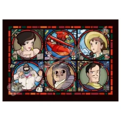 Maison Ghibli Puzzle|Puzzle Vitrail 208P Gallerie des personnages - Porco Rosso