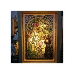 Maison Ghibli Puzzle|Puzzle Vitrail 208P Gallerie des personnages - Si tu tends l'oreille