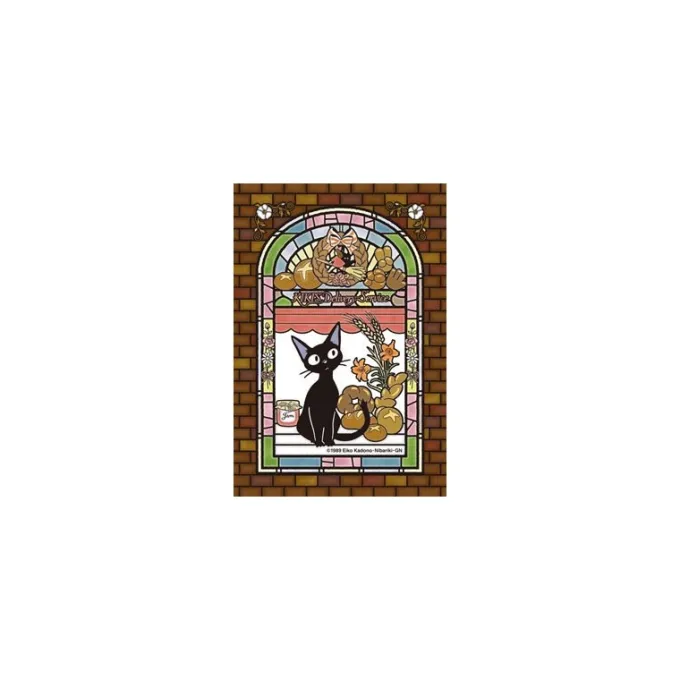 Maison Ghibli Puzzle|Puzzle Vitrail 126P Jiji Boulangerie - Kiki la petite sorcière