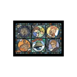 Maison Ghibli Puzzle|Puzzle Vitrail 208P Laputa - Le Château dans le ciel