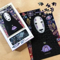 Maison Ghibli Puzzle|Puzzle Vitrail 126P No Face - Le Voyage de Chihiro