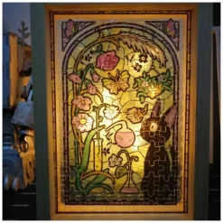 Maison Ghibli Puzzle|Puzzle Vitrail 126P No Face - Le Voyage de Chihiro