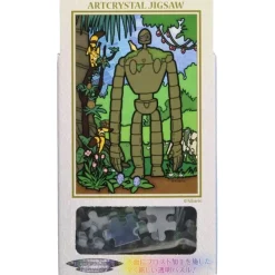 Maison Ghibli Puzzle|Puzzle Vitrail 126P Robot jardinier - Le Château dans le ciel