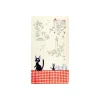 Maison Ghibli Décoration Murale|Rideaux Japonais Jiji et ses enfants - Kiki's Delivery Service