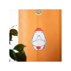 Maison Ghibli Décoration Murale|Rideaux Japonais Kichijo Jaune - Le Voyage de Chihiro