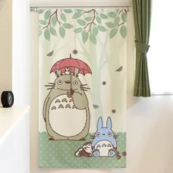 Maison Ghibli Décoration Murale|Rideaux Japonais Totoro parapluie - Mon Voisin Totoro