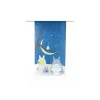 Maison Ghibli Décoration Murale|Rideaux Totoro Ciel d'hiver - Mon Voisin Totoro