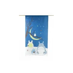 Maison Ghibli Décoration Murale|Rideaux Totoro Ciel d'hiver - Mon Voisin Totoro