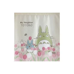 Maison Ghibli Décoration Murale|Rideaux Totoro Tulipes - Mon Voisin Totoro