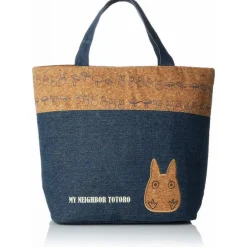 Maison Ghibli Cuisine Et Table|Sac à Lunch style liège & denim - Mon Voisin Totoro