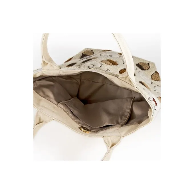 Maison Ghibli Sacs|Sac Brode Beige Totoro Noisettes - Mon Voisin Totoro
