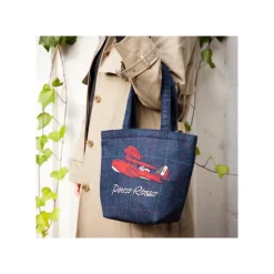 Maison Ghibli Sacs|Sac en Laine Brodé Hydravion - Porco Rosso