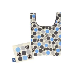 Maison Ghibli Sacs|Sac Pliable Silhouette Noiraudes 40x20 cm - Mon Voisin Totoro