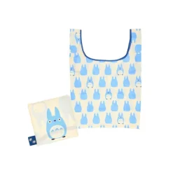 Maison Ghibli Sacs|Sac Pliable Silhouette Totoro Bleu 40x20 cm - Mon Voisin Totoro