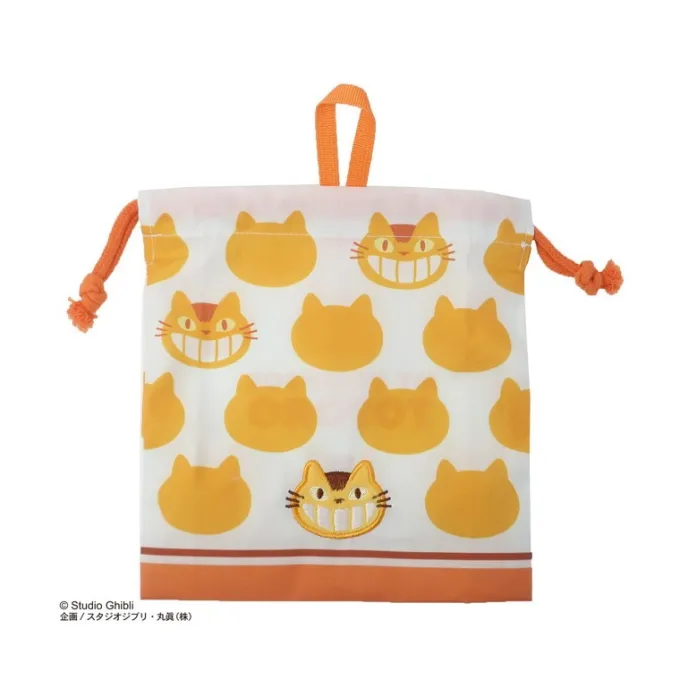 Maison Ghibli Sacs|Sacoche à cordon Silhouette Chatbus 20 x 19 cm - Mon Voisin Totoro