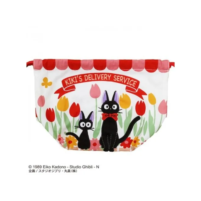 Maison Ghibli Sacs|Sacoche à Gousset Jiji et Chaton 17 x 26 cm - Kiki la petite sorcière