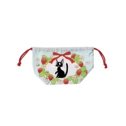 Maison Ghibli Sacs|Sacoche à Gousset Jiji Fraises 17 x 26 cm - Kiki la petite sorcière