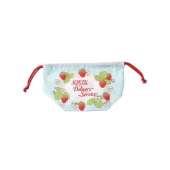 Maison Ghibli Sacs|Sacoche à Gousset Jiji Fraises 17 x 26 cm - Kiki la petite sorcière