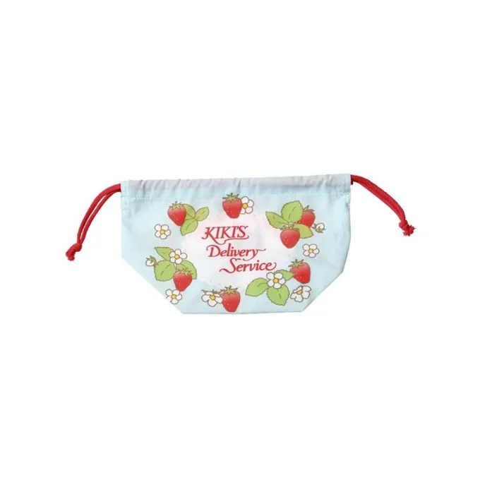 Maison Ghibli Sacs|Sacoche à Gousset Jiji Fraises 17 x 26 cm - Kiki la petite sorcière