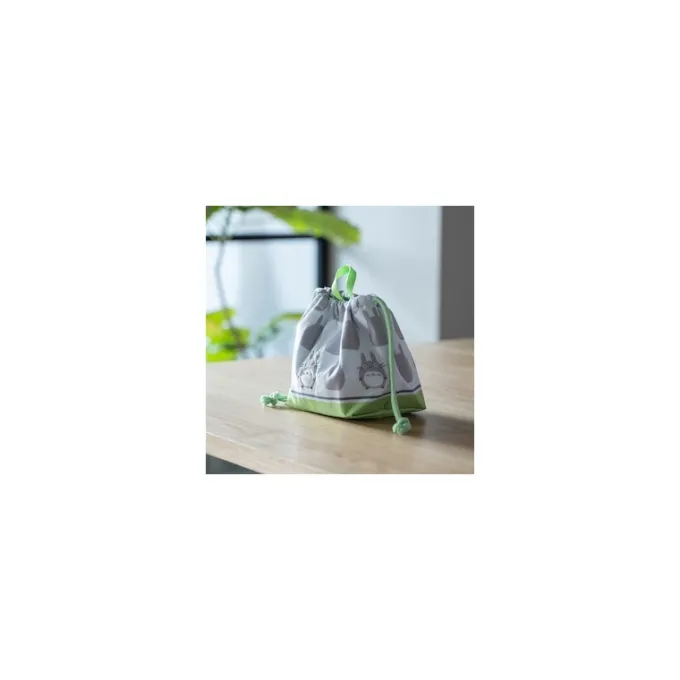 Maison Ghibli Sacs|Sacoche à Gousset Silhouette Totoro Gris 17 x 26 cm - Mon Voisin Toto