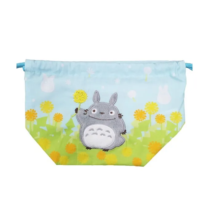 Maison Ghibli Sacs|Sacoche à Gousset Totoro Fleurs 17 x 26 cm - Mon Voisin Totoro