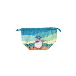 Maison Ghibli Sacs|Sacoche à Gousset Totoro sous la pluie 17 x 26 cm - Mon Voisin Totoro