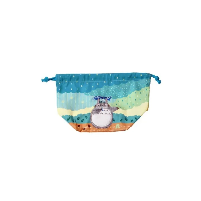Maison Ghibli Sacs|Sacoche à Gousset Totoro sous la pluie 17 x 26 cm - Mon Voisin Totoro