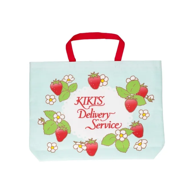 Maison Ghibli Sacs|Sacoche d'écolier Jiji Fraise - Kiki la petite sorcière