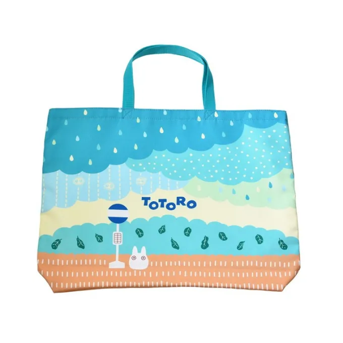 Maison Ghibli Sacs|Sacoche d'écolier Totoro sous la pluie - Mon VoisinTotoro