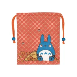 Maison Ghibli Sacs|Sacoche Tissu Orange Totoro Bleu - Mon Voisin Totoro