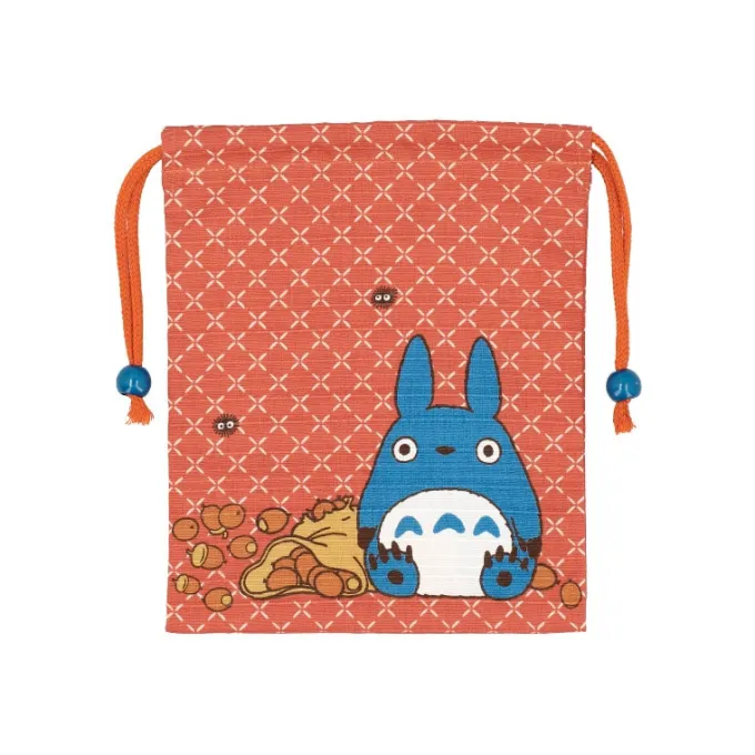 Maison Ghibli Sacs|Sacoche Tissu Orange Totoro Bleu - Mon Voisin Totoro