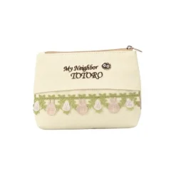 Maison Ghibli Sacs|Sacoche Totoro Gris et Blanc Prairie 11 x 15 cm - Mon Voisin Totoro