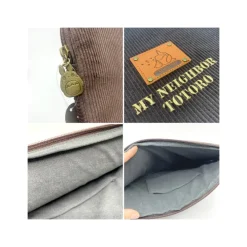 Maison Ghibli Sacs|Sacoche velours Totoro écusson - Mon Voisin Totoro