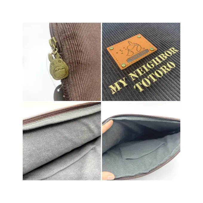 Maison Ghibli Sacs|Sacoche velours Totoro écusson - Mon Voisin Totoro