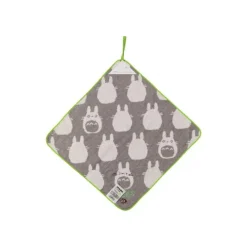 Maison Ghibli Linge De Maison|Serviette à passant Silhouette Totoro Gris - Mon Voisin Totoro