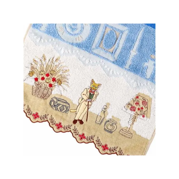 Maison Ghibli Linge De Maison|Serviette Baron Brocanteur 34x80 cm - Si tu tends l'oreille