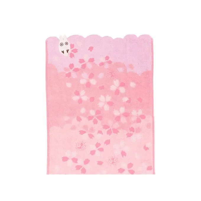 Maison Ghibli Linge De Maison|Serviette Cerisiers en fleurs 34x80 cm - Mon Voisin Totoro