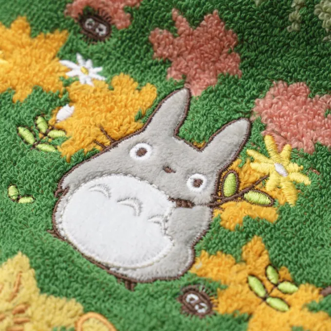 Maison Ghibli Linge De Maison|Serviette Course Totoro bleu & blanc 34x80 cm - Mon Voisin Totoro