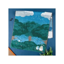 Maison Ghibli Linge De Maison|Serviette de bain Sous la lune 60 x 120 cm - Mon Voisin Totoro
