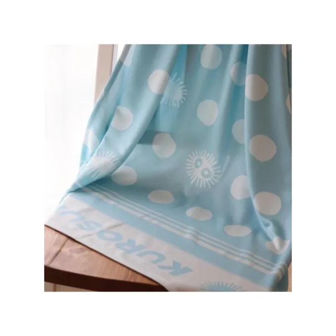 Maison Ghibli Linge De Maison|Serviette de plage Motifs Noiraude 85 x 115 cm - Mon voisin Totoro
