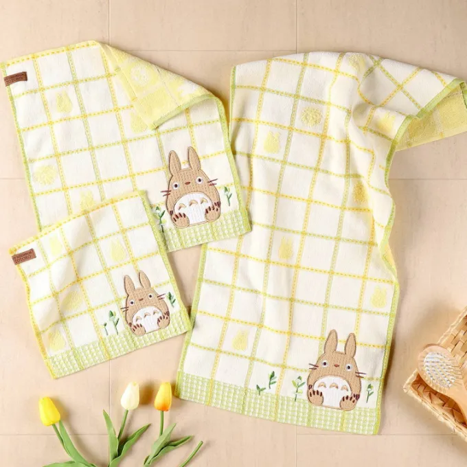 Maison Ghibli Linge De Maison|Serviette gauffrée Totoro 34x80 cm - Mon VoisinTotoro