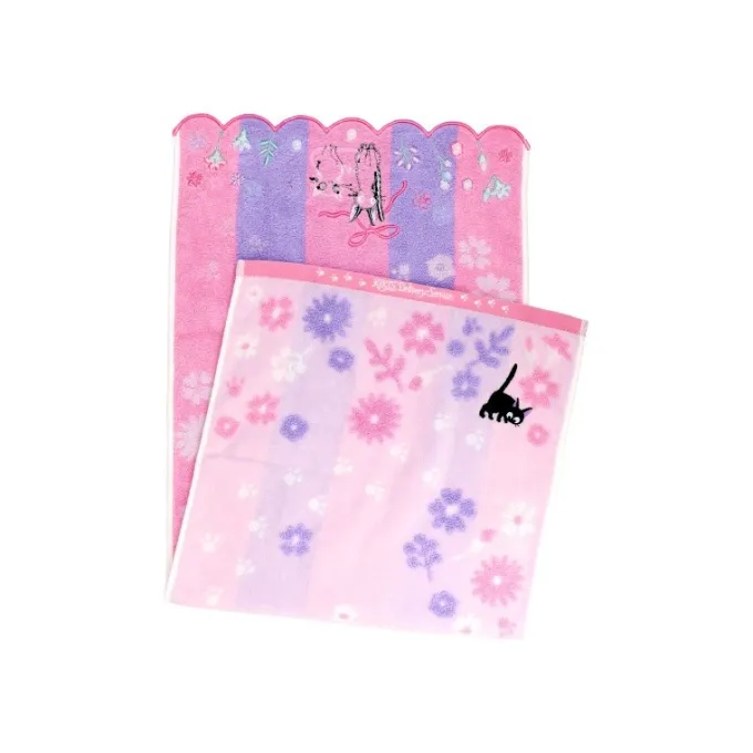 Maison Ghibli Linge De Maison|Serviette Jiji Et Lily 34x80cm - Kiki la petite sorcière